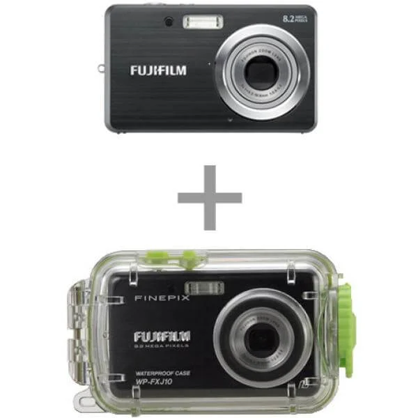 Fuji FinePix J15 Digital Camera with Underwater Housing Afbeelding 1