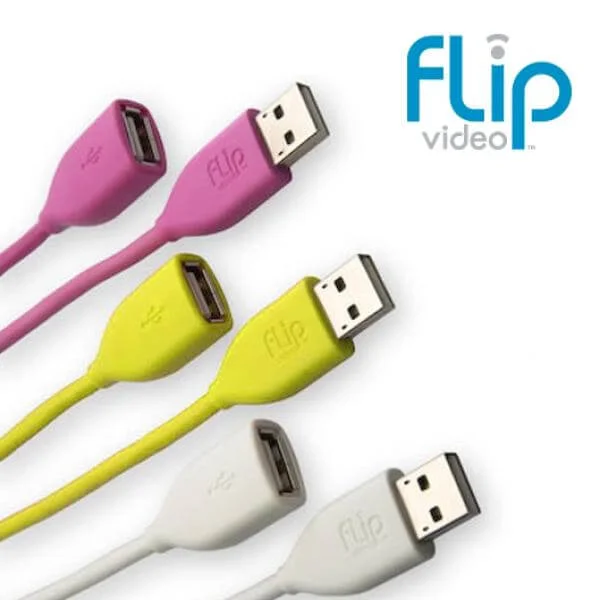 Flip Video USB Cables - 3 Pack Afbeelding 1