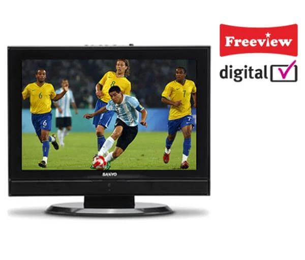 Sanyo 19 Inch Widescreen LCD TV with FreeviewSany 19 Widescreen LCD TV with Freeview Afbeelding 1