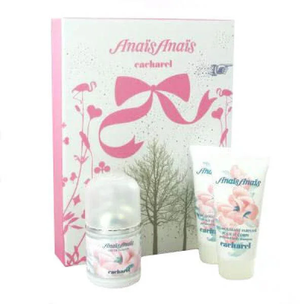 Cacharel Anais Anais Giftset 50ml EDT B/L & S/GEL Afbeelding 1