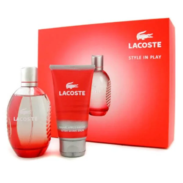 Lacoste Red Gift Set (75ml Eau de Toilette with After Shave Balm) Afbeelding 1