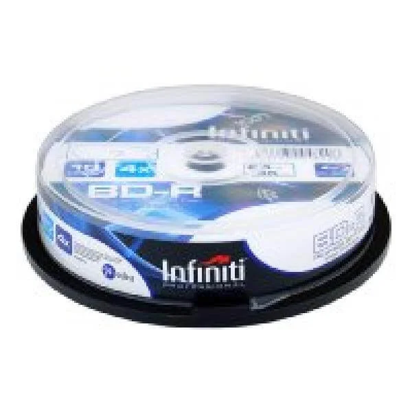 Infiniti Blu-Ray BD-R 25GB (10 Pack) - Professional Printable (RSBDMR10P) Afbeelding 1