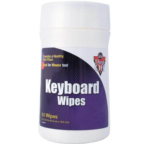 Dust-Off Keyboard Wipes - 80 wipes Afbeelding 1