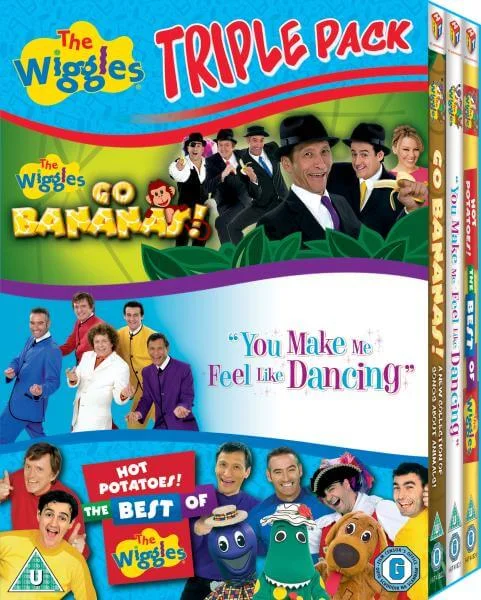 The Wiggles Triple Pack (You Make Me Feel / Go Bananas / Best Of) Afbeelding 1