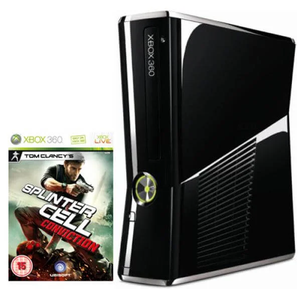 Xbox 360 250GB Bundle (Includes Splinter Cell Conviction) Afbeelding 1