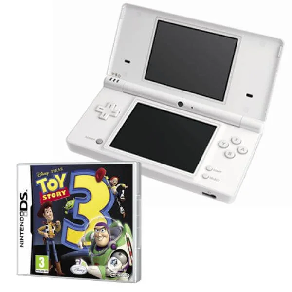Nintendo DSi White Bundle (Including Toy Story 3) Afbeelding 1