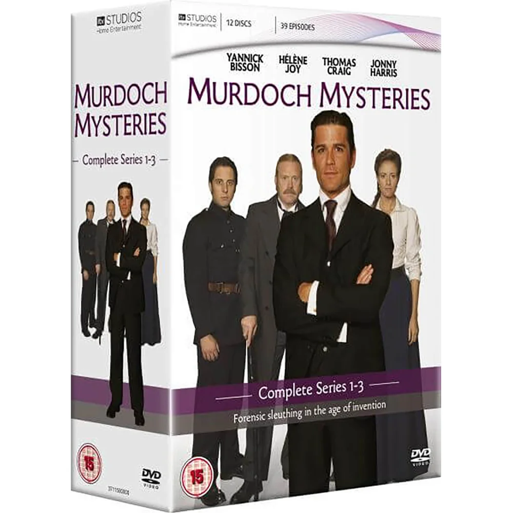 Murdoch Mysteries: Serie 1, 2 & 3 Afbeelding 1
