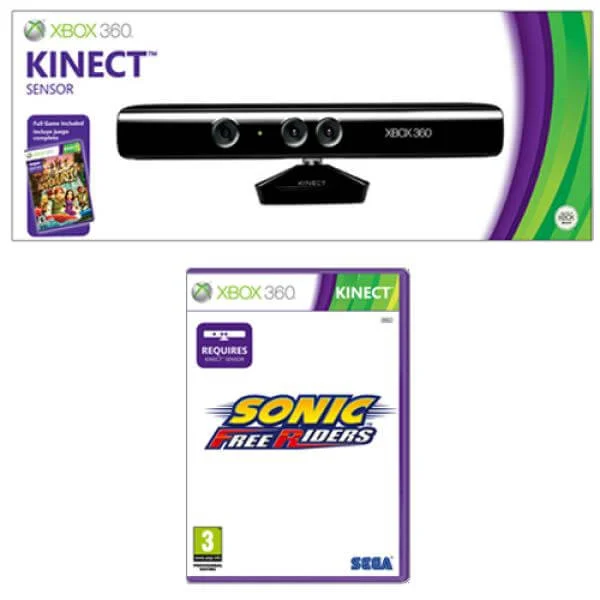 Kinect Bundle (Includes Sonic Free Riders & Kinect: Adventures!) Afbeelding 1