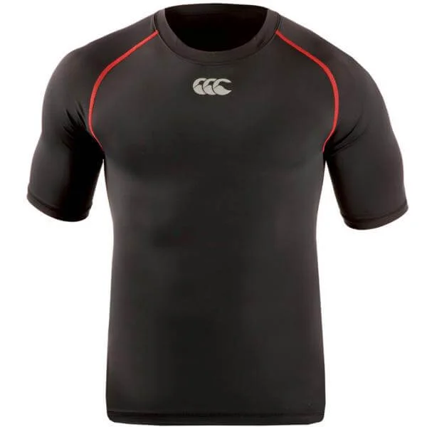 Canterbury Compression Short Sleeved Top - S - Zwart Afbeelding 1