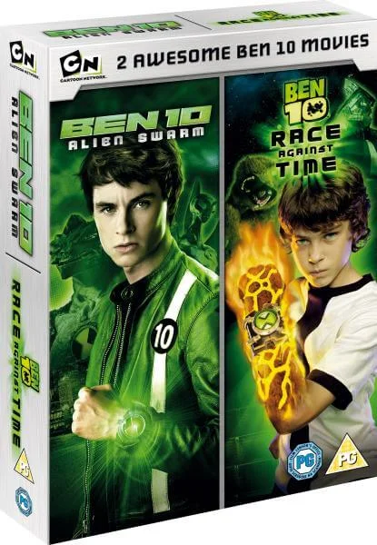 Ben 10 Alien Swarm/Race Against Time Double DVD Afbeelding 1