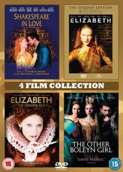 Shakespeare In Love/Elizabeth/Elizabeth: Golden Age/Or Boleyn Girl Afbeelding 1