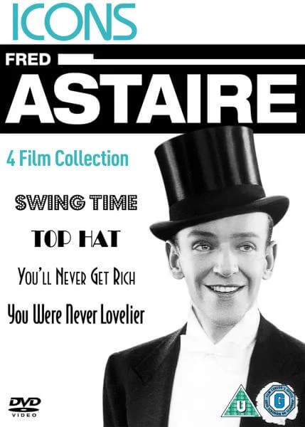 Fred Astaire: Swing Time/Top Hat/Youll Never Get Rich/You Were Never Lovelier Afbeelding 1