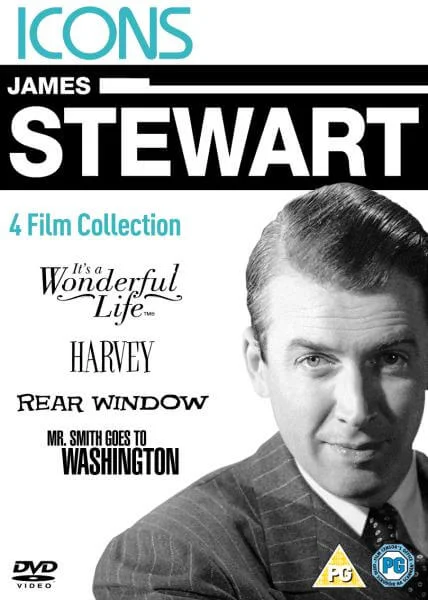 James Stewart: Its a Wonderful Life/Harvey/Rear Window/Mr. Smith Goes to Washington Afbeelding 1