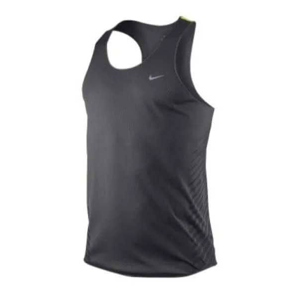 Nike Race Day Running Singlet - S - Navy blauw Afbeelding 1