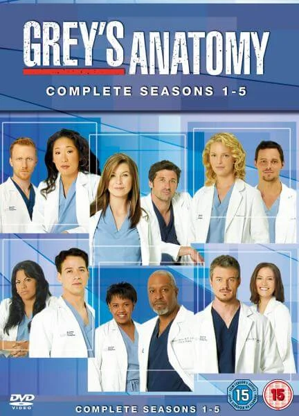 Grey's Anatomy - Seasons 1-5 Complete Box Set Afbeelding 1