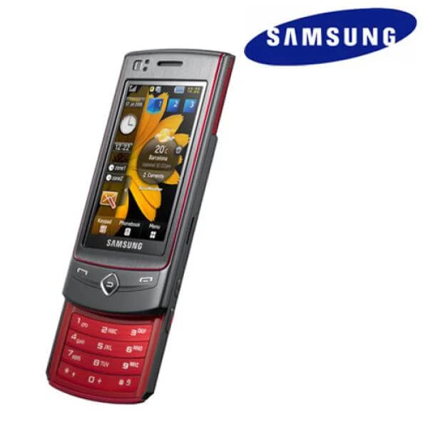 Samsung S8300 Tocco Sim Free Mobile Phone - Black/Red Afbeelding 1