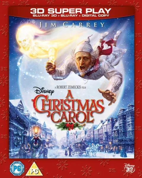 A Christmas Carol (2010): 3D Super Play (Includes 3D Blu-ray, 2D Blu-ray and Digital Copy) Afbeelding 1