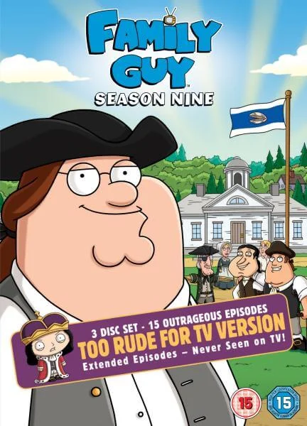 Family Guy - Season 9: Online Exclusive (Includes Script and Blow-up Doll in Premium Cardboard Case) Afbeelding 1