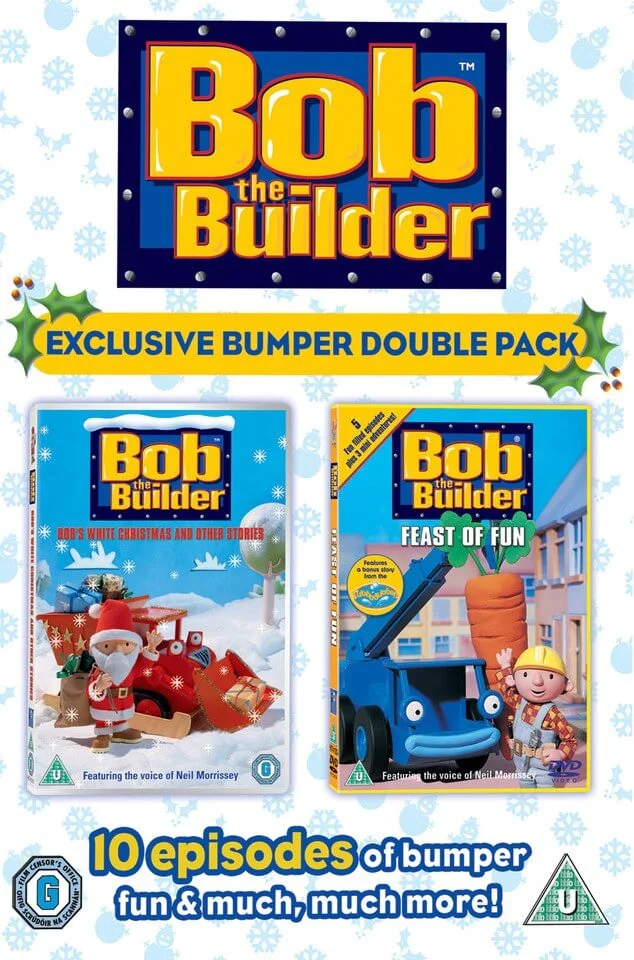 Bob the Builder: Double Christmas Pack (Feast of Fun / Bobs White Christmas) Afbeelding 1