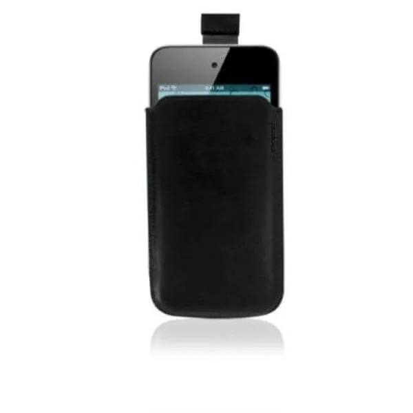 Exspect Leather Slip Case for New iPod Touch 4th Gen - Black Afbeelding 1
