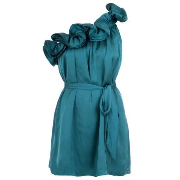 Forever Unique Woman's Madeline Dress - Green - 10 - Groen Afbeelding 1