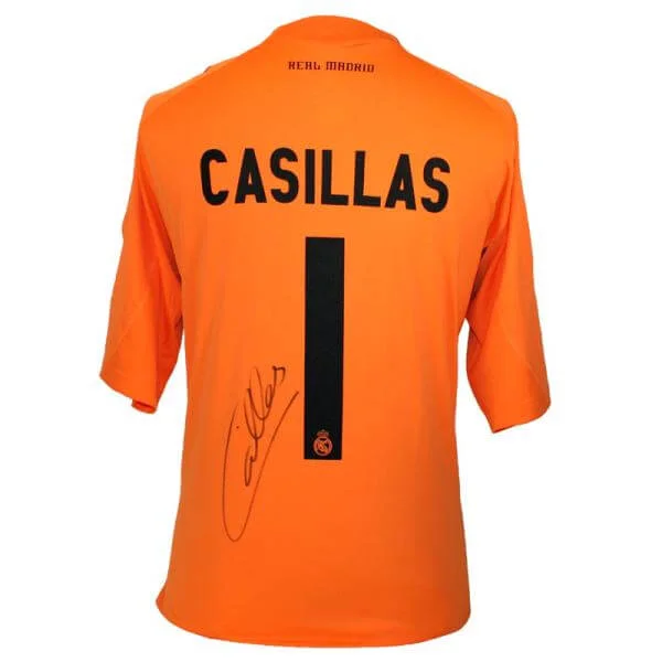 Iker Casillas Signed Real Madrid Shirt Afbeelding 1