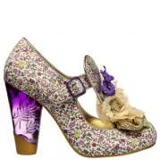 Irregular Choice Women's Can't Touch This Heels - Cream/Purple - 3 - beige Afbeelding 1