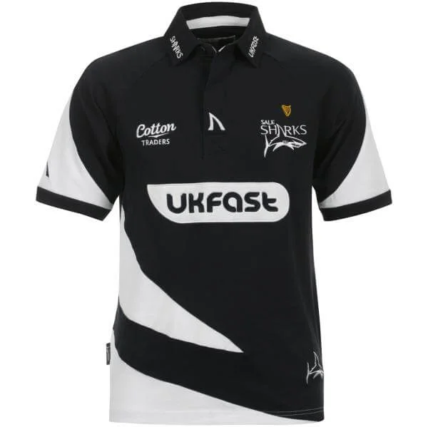 Cotton Traders Men's Sale Sharks Home Shirt SS - Navy - S - Navy blauw Afbeelding 1