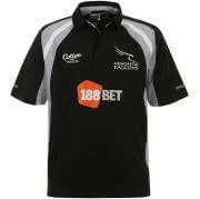 Cotton Traders Men's Newcastle Falcons Home Shirt SS - Black - S - Zwart Afbeelding 1