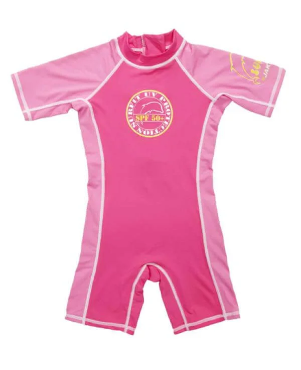 Jakabel Surfit UVP Shorty Sunsuit - Pink - XB (3-6 Months) - Roze Afbeelding 1