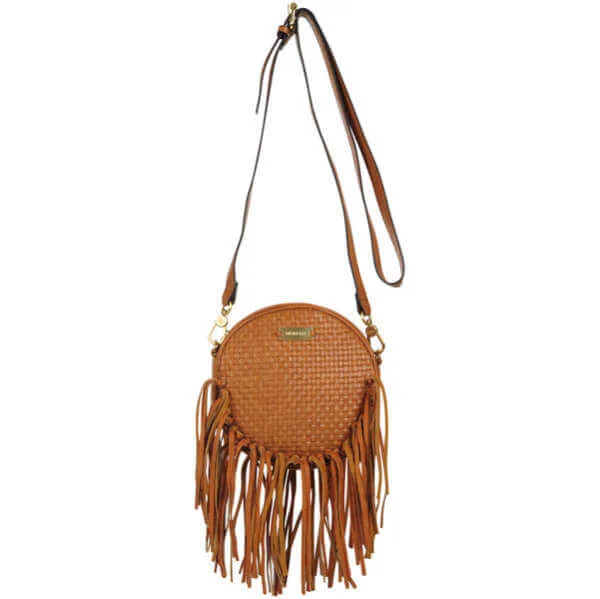 Fiorelli Portobello Fringed Cross Body Bag - Tan Afbeelding 1