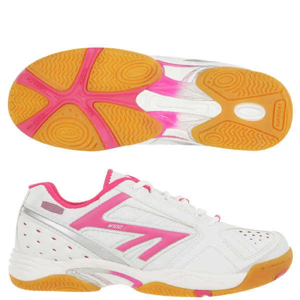Hi-Tec M100 Eris Women's Indoor Court Shoe - 4 - Wit Afbeelding 1