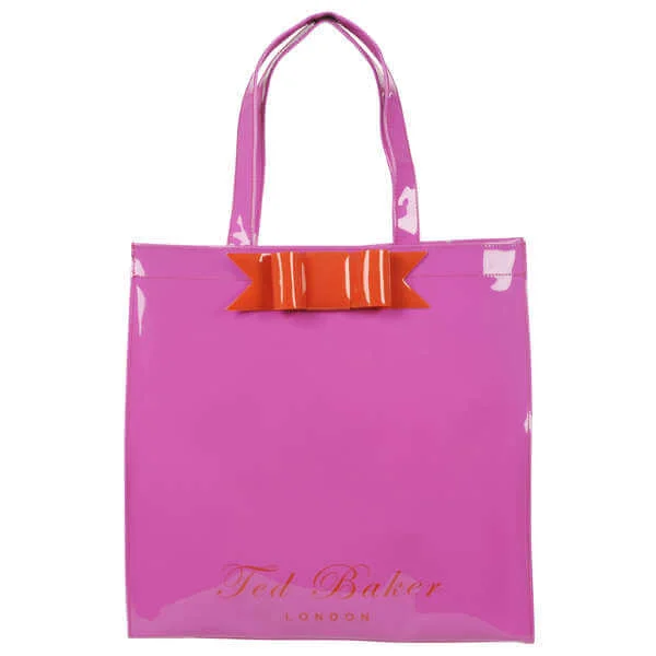Ted Baker Ikon Bow Tote Bag - Bright Pink Afbeelding 1