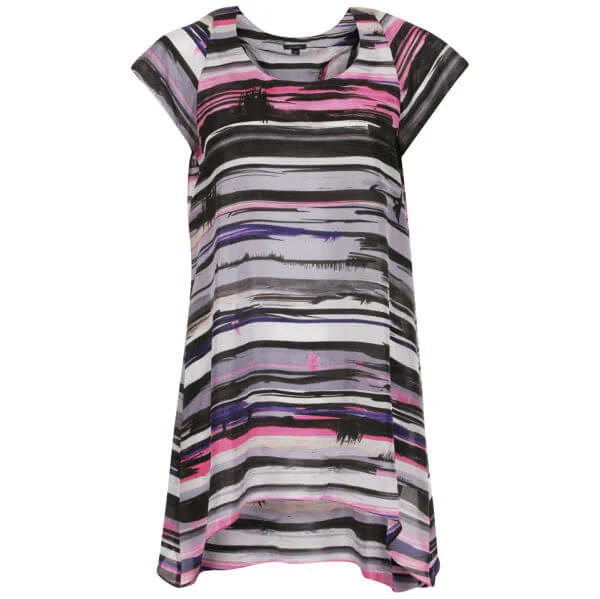 Full Circle Women's Kahlo Habatai Top - Purple - M - Paars Afbeelding 1