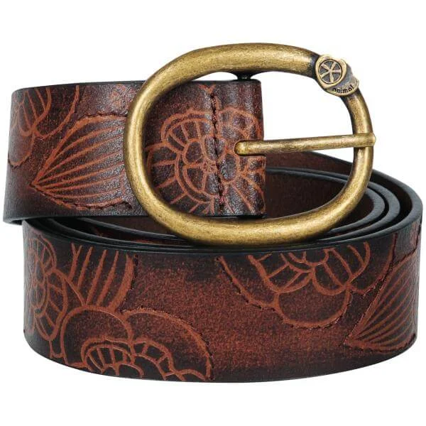 Animal Pristine Leather Jeans Belt - S-M - Tan Afbeelding 1