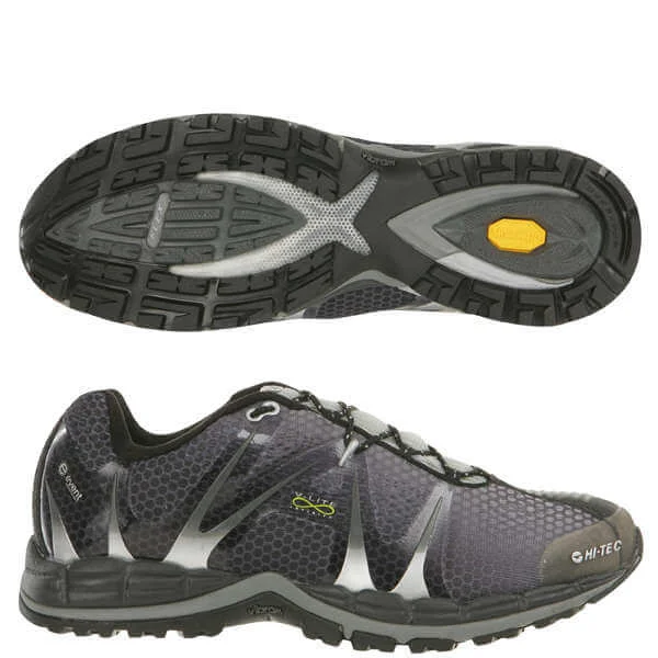 Hi-Tec V-Lite Infinity eVent Men's Trail Running Shoe - Black/Silver - 7 - Zwart Afbeelding 1