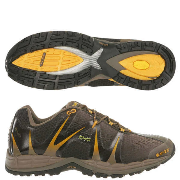 Hi-Tec V-Lite Infinity eVent Men's Trail Running Shoe - Olive/Taupe - 7 Afbeelding 1