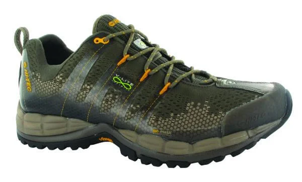 Hi-Tec Men's V-Lite Infinity HPi Trail Running Shoe - Olive/Taupe - 7 - Olive Afbeelding 1