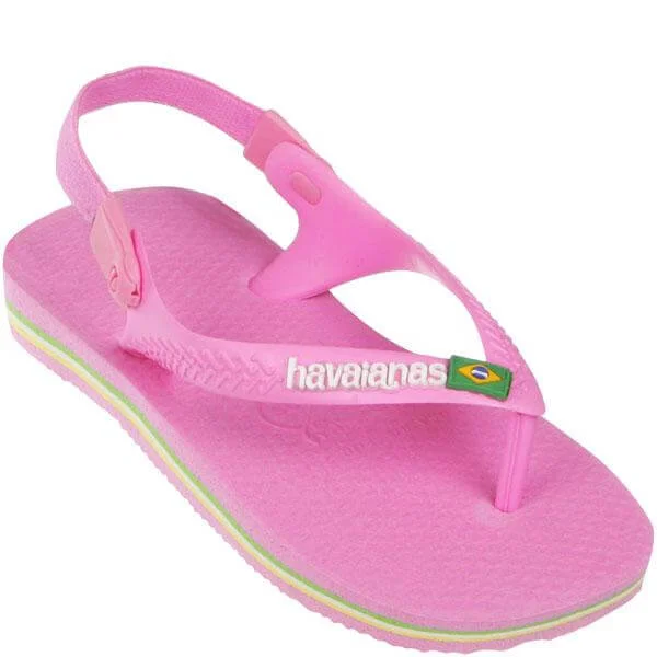 Havaianas Kids' Brasil Flip Flops - Rosa - 1/2 - Roze Afbeelding 1