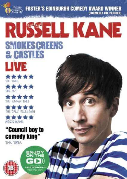 Russell Kane: Smokescreens and Castles Live (Bevat MP3 Copy) Afbeelding 1