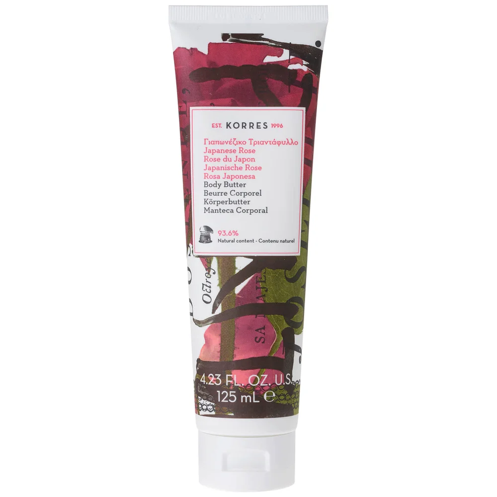 KORRES Natural Japanese Rose Body Butter 125 ml Afbeelding 1