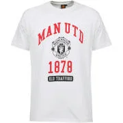 Men's Manchester United 1878 T-Shirt - White - S - Wit Afbeelding 1
