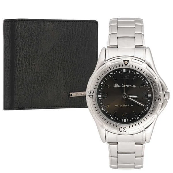 Ben Sherman Watch and Wallet Set Afbeelding 1