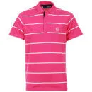 Men's Sergio Tacchini Foray Polo Shirt - Pink - S - Roze Afbeelding 1