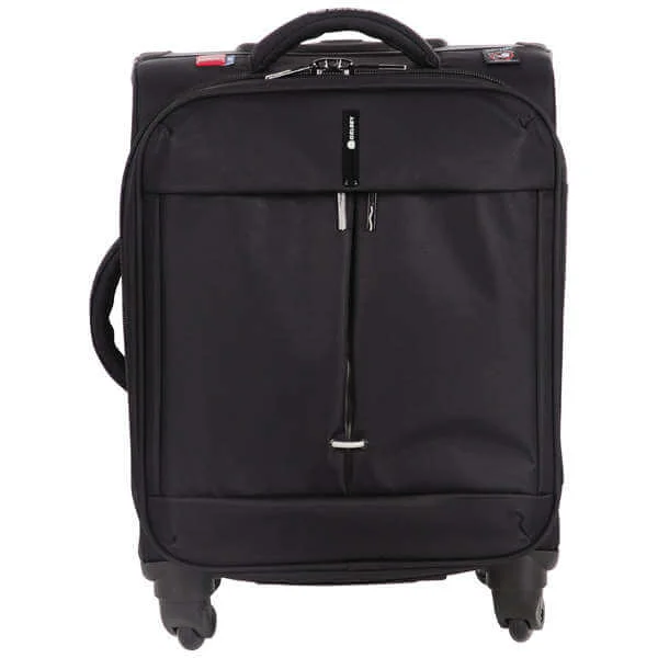 Delsey Fiber Lite 53Cm 4 -Wheel Cabin Trolley Case - Black Afbeelding 1