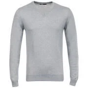 Romeo Gigli Men's Italian Cotton Cashmere Jumper - Grey - M - Grijs Afbeelding 1