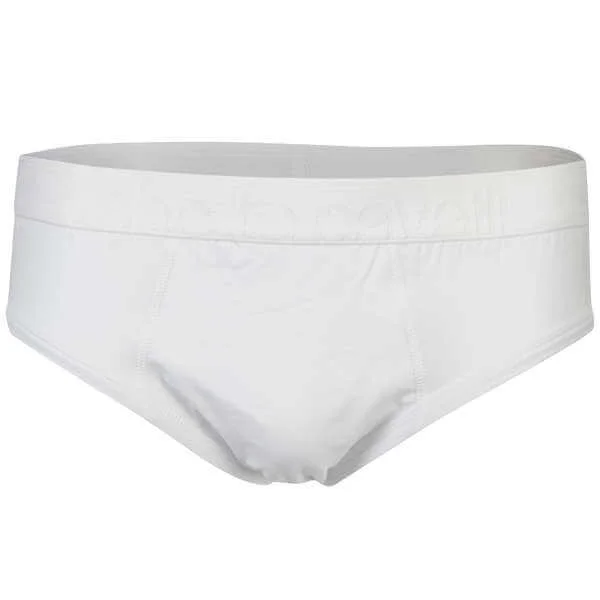 Roberto Cavalli Mens Underwear Brief - Wit - XS - Wit Afbeelding 1