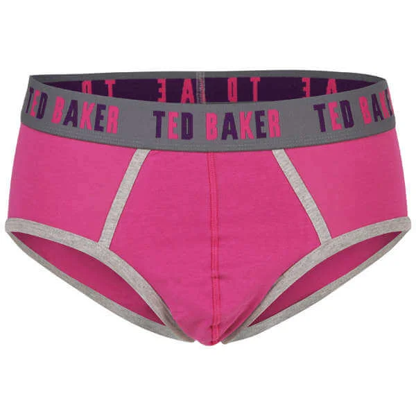 Ted Baker Jaques Plain Brief Deep Pink - 28-30 - Deep Pink Afbeelding 1