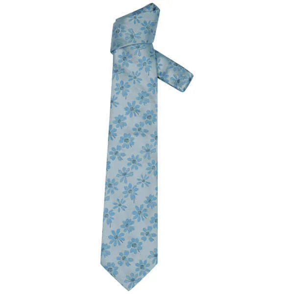 Hugo Boss Men's Tie Bt93 11109 - Baby Blue Afbeelding 1