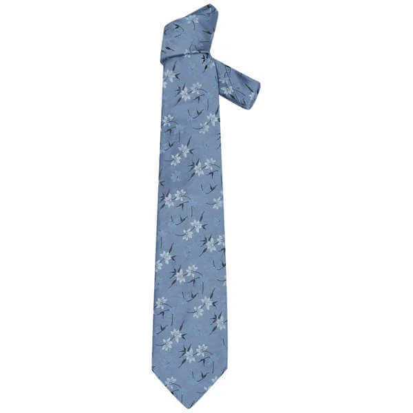 Hugo Boss Men's Tie Bt93 11075 - Blue Afbeelding 1